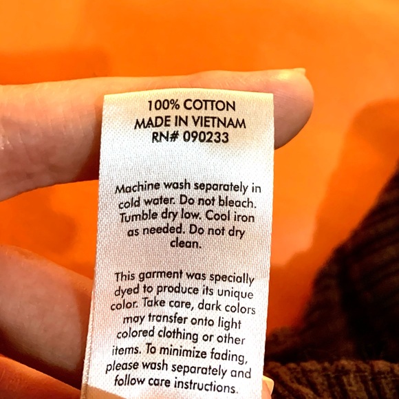 90s Brown, High Waisted Corduroy Carpenter Jeans Women's Size 27 - Picture 8 of 8